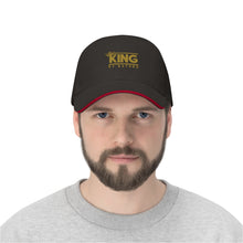 Load image into Gallery viewer, KING BY NATURE Hat(black w/ red trim)