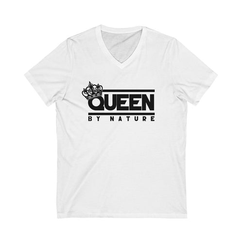 Queen By Nature Unisex V Neck Tee (dream junction)