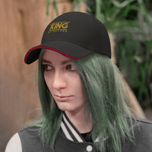 Load image into Gallery viewer, KING BY NATURE Hat(black w/ red trim)