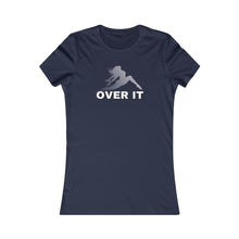 Load image into Gallery viewer, Over It (white logo)Women’s Slim Tee
