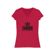 Load image into Gallery viewer, Queen By Nature V Neck Tee