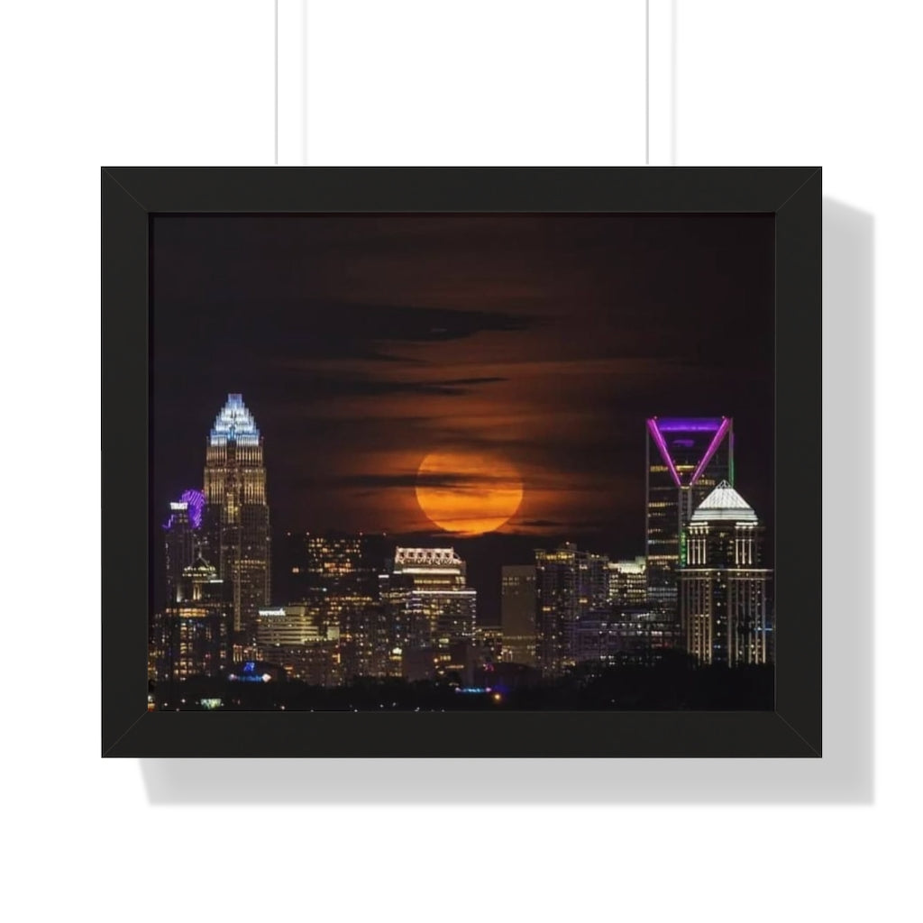 Charlotte Skyline Framed Horizontal
