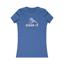 Load image into Gallery viewer, Over It (white logo)Women’s Slim Tee
