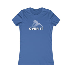Over It (white logo)Women’s Slim Tee