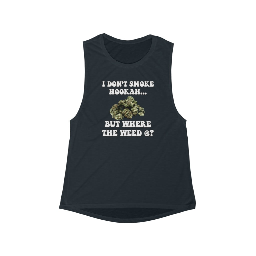 No Hookah #2 Women's Muscle Tank