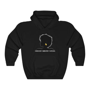 Natural Hair Black Hoodie