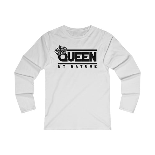 Queen By Nature Women's Fitted Long Sleeve Tee