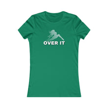 Load image into Gallery viewer, Over It (white logo)Women’s Slim Tee