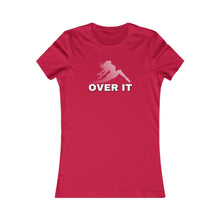 Load image into Gallery viewer, Over It (white logo)Women’s Slim Tee