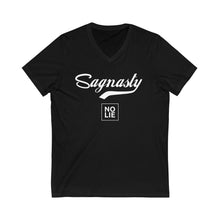 Load image into Gallery viewer, Sagnasty Unisex V-Neck Tee (dream junction)