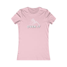 Load image into Gallery viewer, Over It (white logo)Women’s Slim Tee