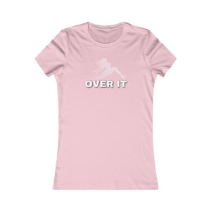 Over It (white logo)Women’s Slim Tee