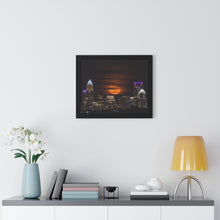 Load image into Gallery viewer, Charlotte Skyline Framed Horizontal