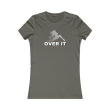 Load image into Gallery viewer, Over It (white logo)Women’s Slim Tee