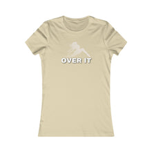 Load image into Gallery viewer, Over It (white logo)Women’s Slim Tee