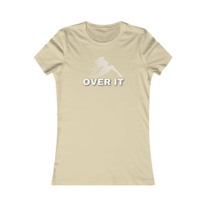 Over It (white logo)Women’s Slim Tee