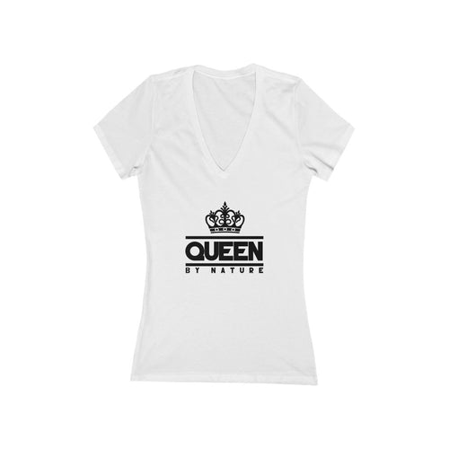 QBN Women’s Deep V Neck tee (print geek)