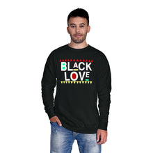 Load image into Gallery viewer, Black Love Fleece Sweatshirt