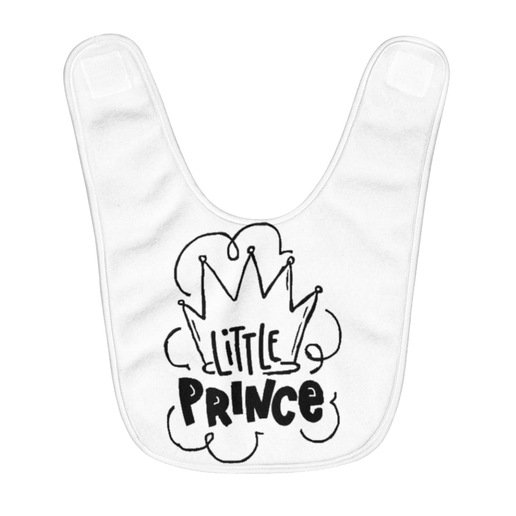 Lil Prince Fleece Baby Bib