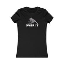 Load image into Gallery viewer, Over It (white logo)Women’s Slim Tee