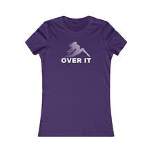 Load image into Gallery viewer, Over It (white logo)Women’s Slim Tee