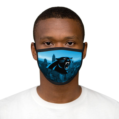 Panthers Mixed-Fabric Face Mask