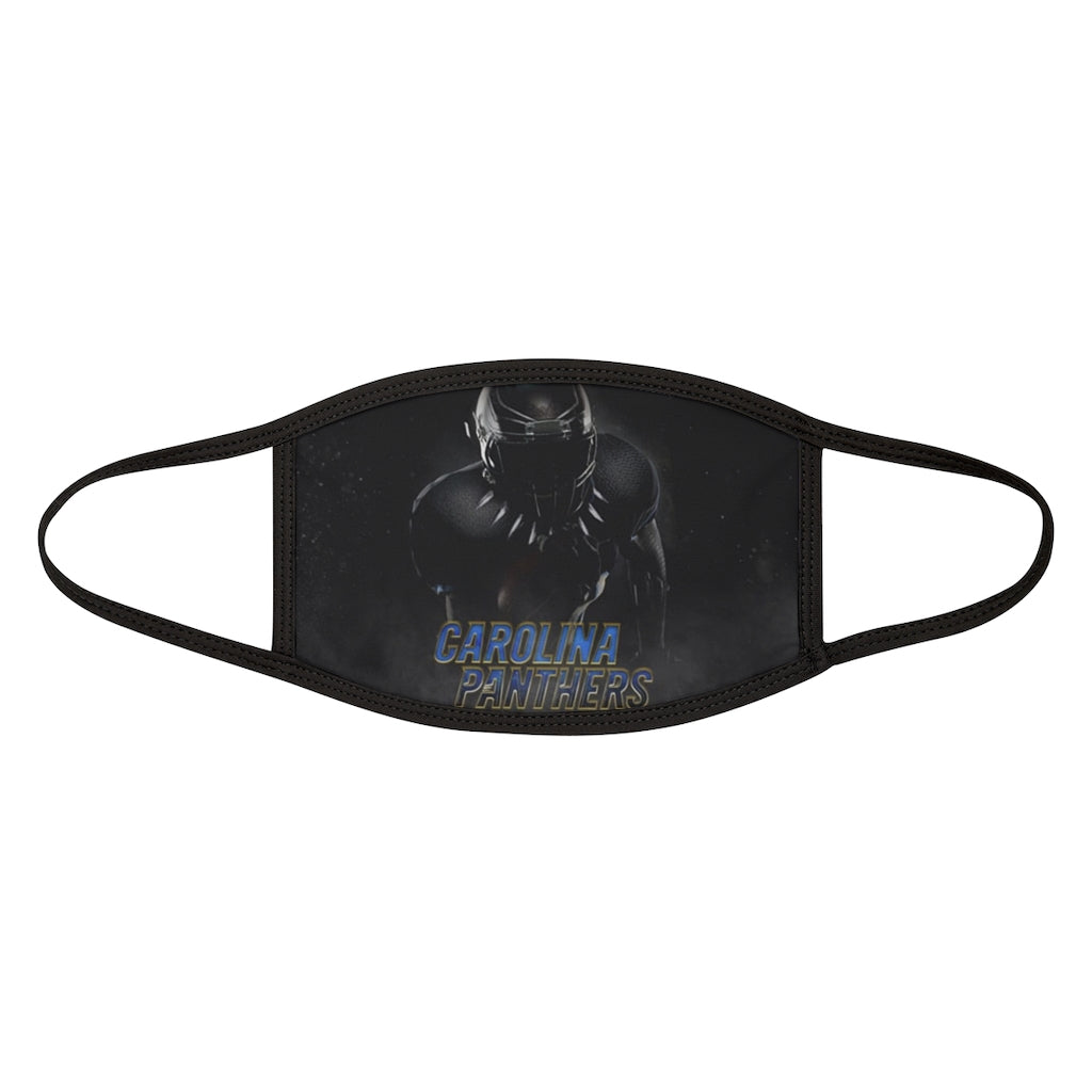 Carolina Black Panthers Mixed-Fabric Mask