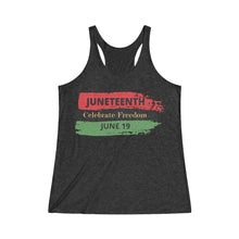 Load image into Gallery viewer, Juneteenth Women’s Tri-Blend Tank