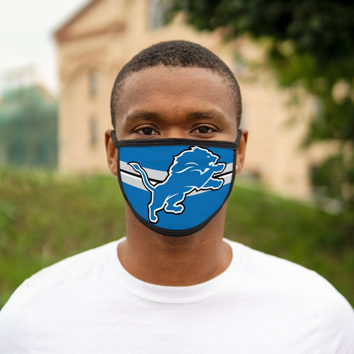 Lions Mixed-Fabric Face Mask