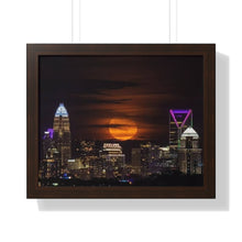 Load image into Gallery viewer, Charlotte Skyline Framed Horizontal