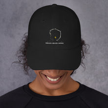 Load image into Gallery viewer, Natural Hair Dad hat (dark colors)