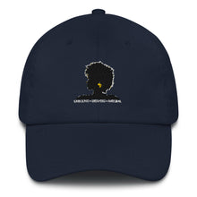 Load image into Gallery viewer, Natural Hair Dad hat (dark colors)