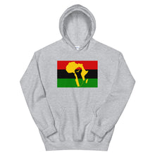 Load image into Gallery viewer, Africa Power Fist Hoodie